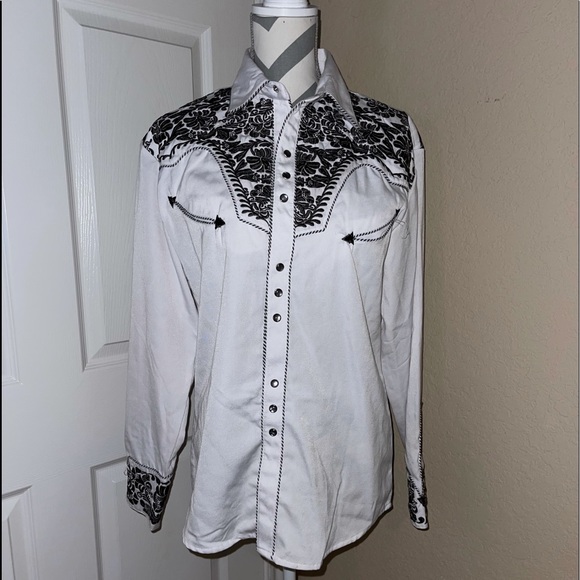 Scully Other - Scully Legends Gunfighter White With Pewter Shirt